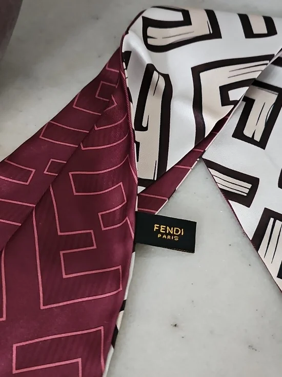 Fendi Silk Scarf - Picture 7 of 7